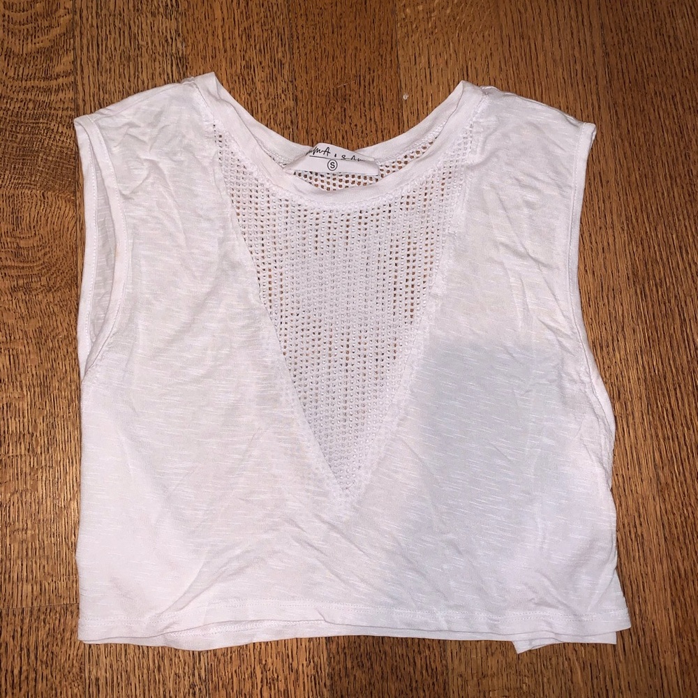LF/ Emma and Sam “Mesh V” tank top